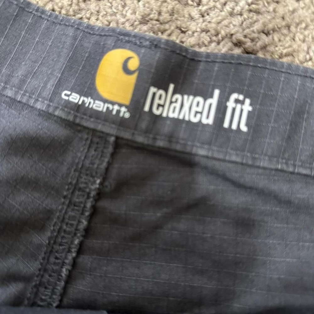Carhartt grey relaxed fit cargo pocket pants Men's Size 40X36 #workwear #skater - Picture 4 of 7